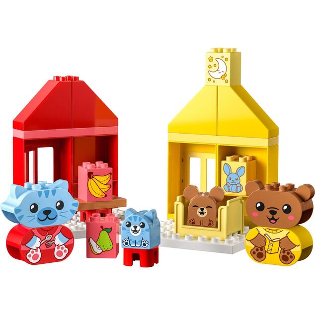 LEGO® DUPLO® 10414 Tägliche Aktivitäten: Essen und Schlafenszeit