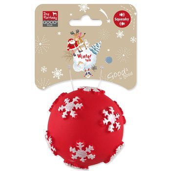 Dog Fantasy Winter Tale Quietschball, rot ? 7cm
