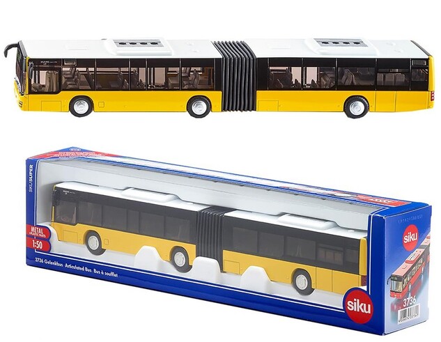 SIKU Super - Kĺbový autobus, mierka 1:50