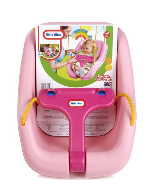 Little Tikes Hojdačka 2 v 1 Snug 'n Secure - ružová