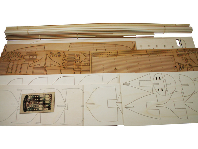 Mantua Model Gorch Fock 1:90 kit