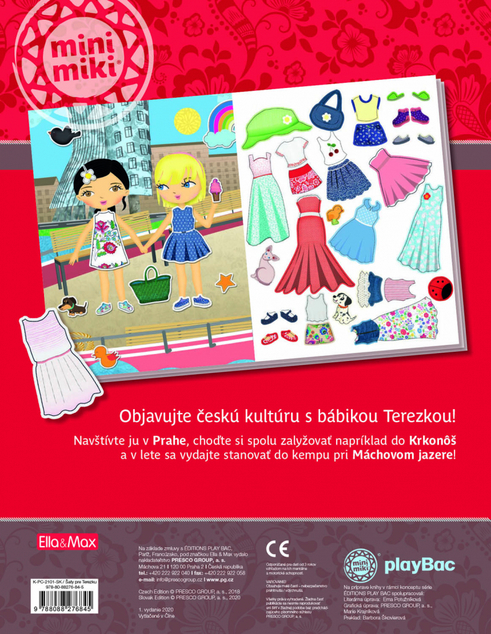 Šaty pro TEREZKU – Kniha samolepek