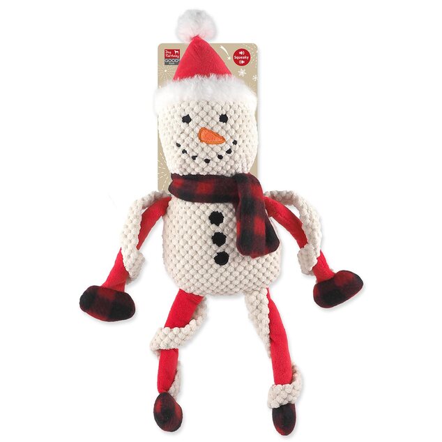 SpielzeugDog Fantasy Winter Tale Schneemann Plüsch Quietschen 40cm