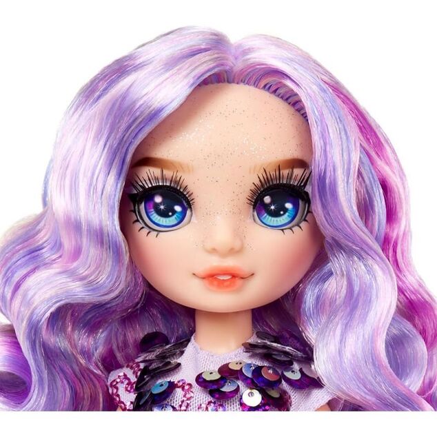 Rainbow High Fashion Puppe mit einem Tier – Violet Willow