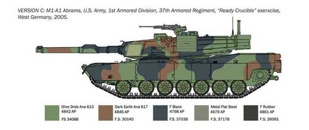 Model Kit War Thunder tank 35108 - M1A1 Abrams (1:35)