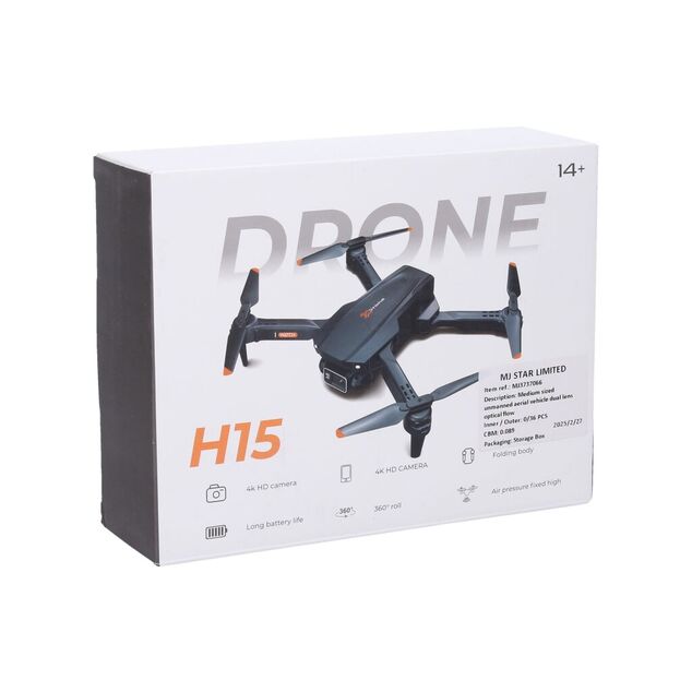 Faltbare Drohne mit WIFI-Kamera 720p RC mit Fernbedienung 25x20x5,5 cm