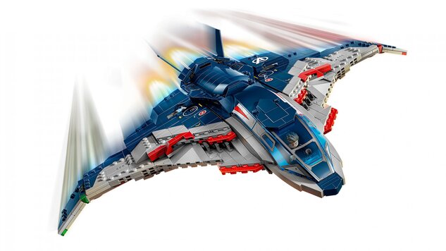 LEGO® Marvel 76325 Avengers 2: Vârsta lui Ultron Avionul Quinjet