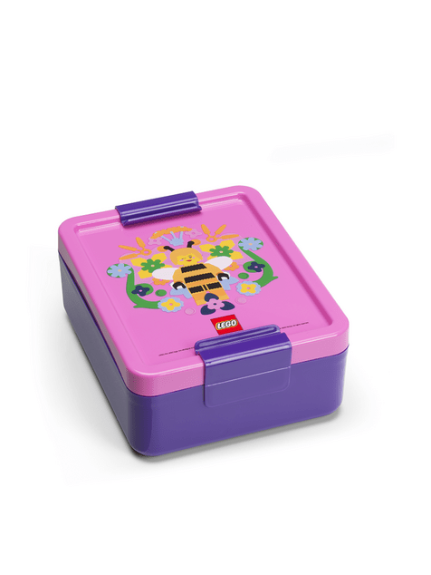 LEGO Bee desiatový set (fľaša a box) - fialová