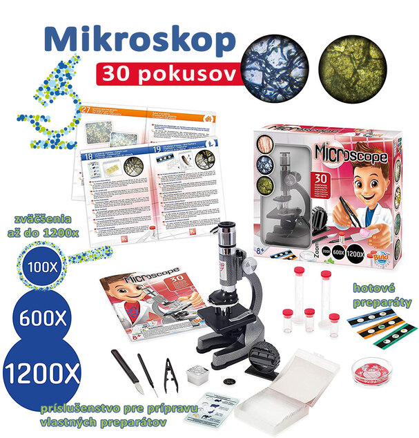 Mikroskop Buki - 30 experimentov (MS907B)