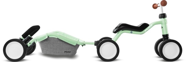 PUKY Odrážadlo WUTSCH TRAILY BUNDLE, pastell green