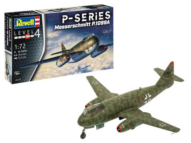 Plastic ModelKit letadlo 03774 - Messerschmitt P.1099A - P-Series (1:72)
