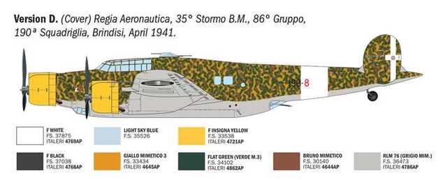 Model Kit avion 1479 - Cant Z 1007 (1:72)