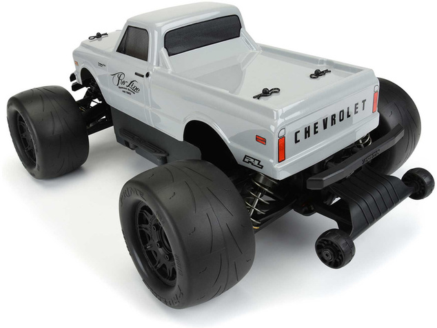 Pro-Line karoséria 1:10 Chevrolet C-10 1972 šedá (Stampede, Granite)