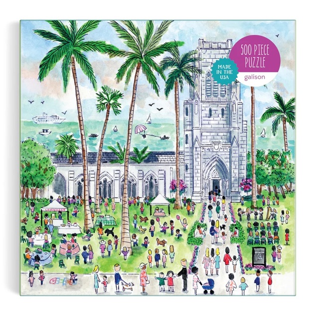 Galison Puzzle Michael Storrings Duminică în Palm Beach 500 piese