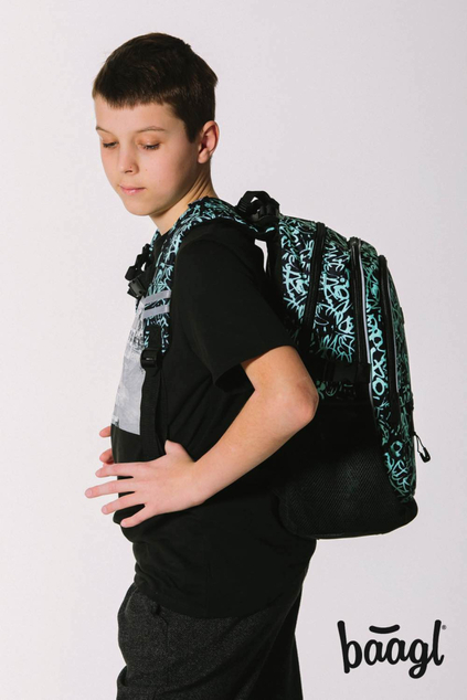 BAAGL Schulrucksack Core Graffito
