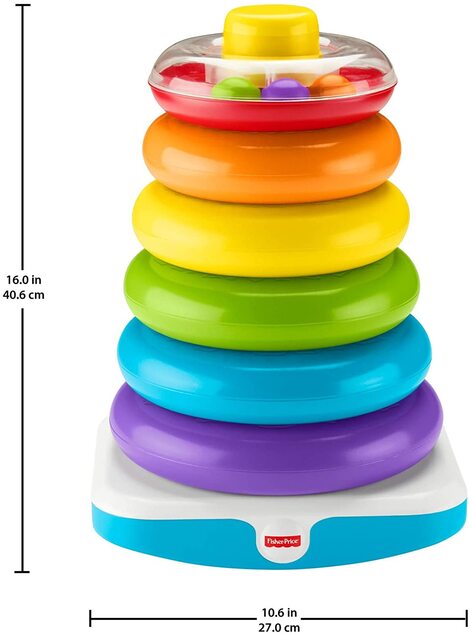 Mattel Fisher Price Obrie krúžky na tyči GJW15