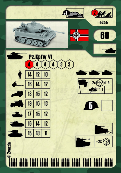 Wargames (WWII) танк 6256 - Tiger I (1:100)