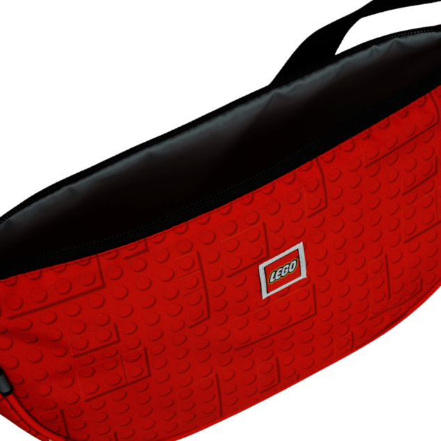LEGO Brick Dots Red - grande borsa a tracolla