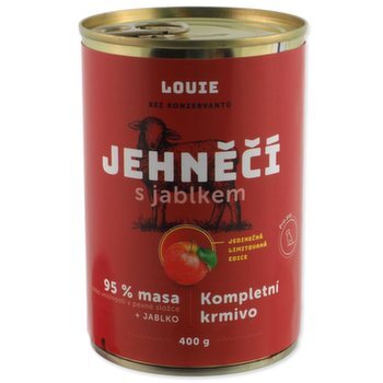 Konzerva LOUIE jahňacie s jablkom 400g