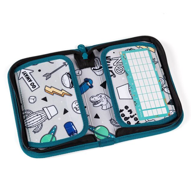 Astuccio scolastico a doppio scomparto Topgal PENN 25076