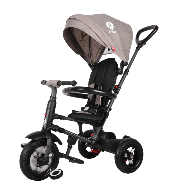 QPLAY Trojkolka Rito air gel (Rubber) Grey