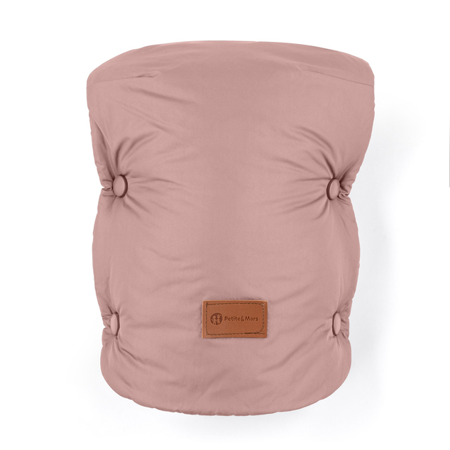 PETITE&amp;MARS Rukávnik / rukavice Jasie na kočík Dusty Pink