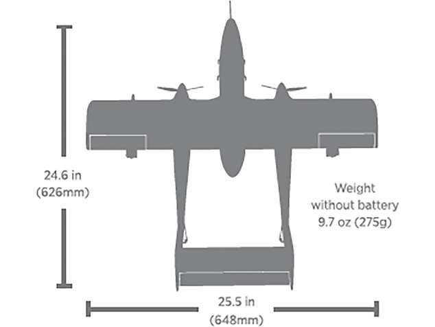 E-flite OV-10 Bronco 0.65m AS3X SAFE Select BNF Basic