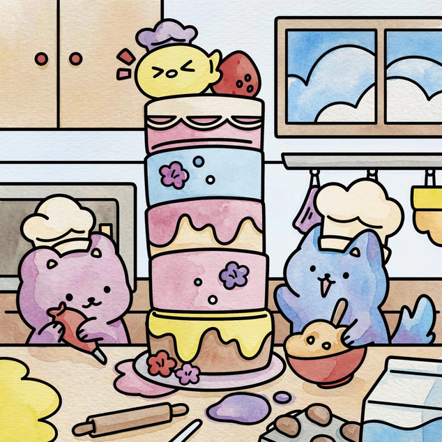 Janod Cosy Painting Malování akvarelem Pohoda s přáteli