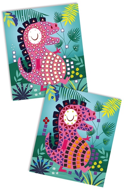 Janod Atelier mozaika Dinosaury Sada Maxi 4+