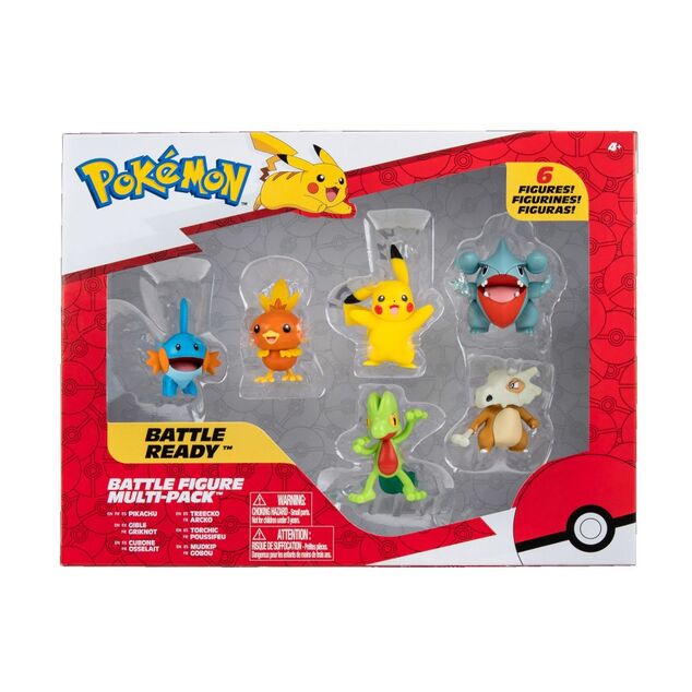 Orbico Pokémon sada 6 figúrok W3