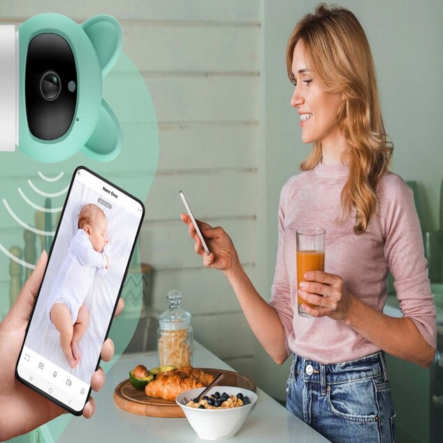 Neno Vigilabebés cámara infantil IP- WiFi Orso