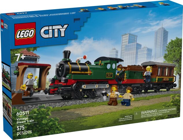 LEGO® City 60511 Vintage parný vlak