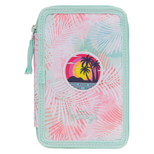 BAAGL Trousse scolaire à trois étages Sunset GRS