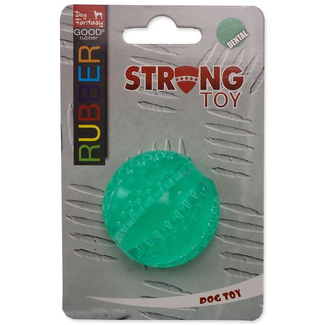 Loptička Dog Fantasy DENTAL MINT zelená 5cm