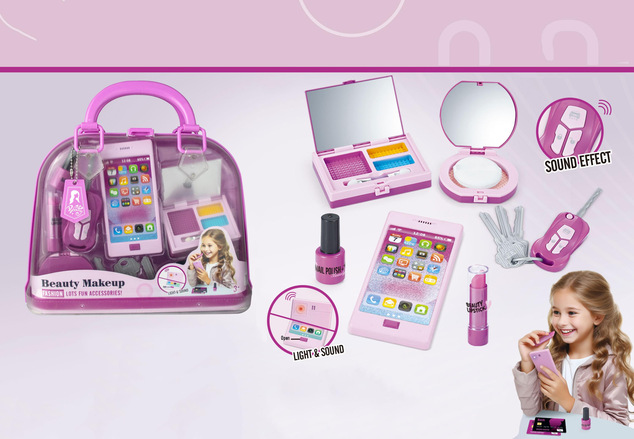 PLEJO Kabelka s mobilom, klúče a make up