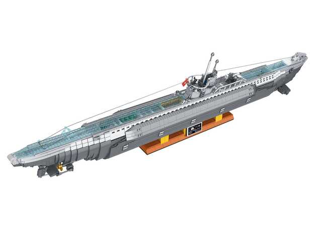 Brick System REVELL 00960 - German Submarine U-96 (1:56)