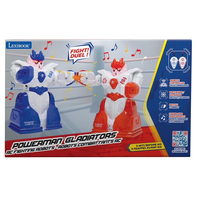 Lexibook Powerman Gladiators – bojujúci roboti na diaľkové ovládanie