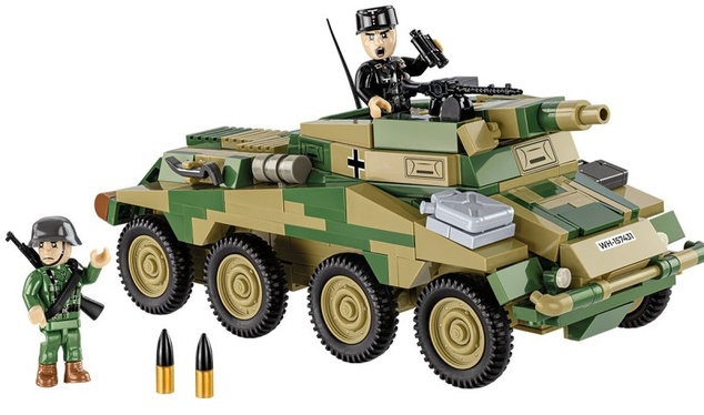 Cobi II WW Sd. Kfz 234/3 Stummel, 1:35, 438 k, 2 f