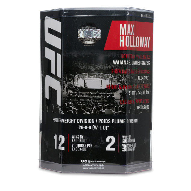 McFarlane's SportsPicks figura - UFC Max Holloway Gold Label Posed