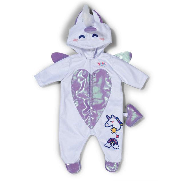 Zapf Baby Born Kostým Jednorožec fialový 43 cm