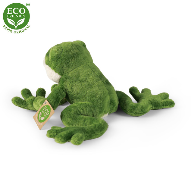 Rana peluche 15 cm ECOLOGICA