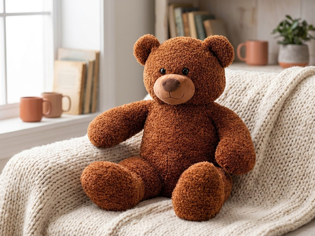 Plišani medvjed, (smeđi) | Plush Friends 80 cm