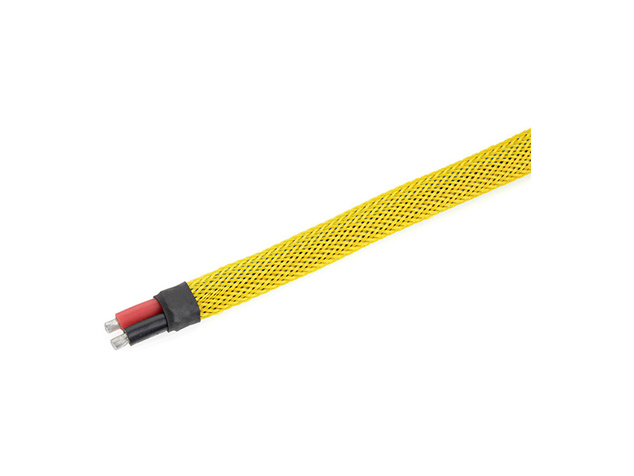 Ochranný káblový oplet 6mm žltý (1m)