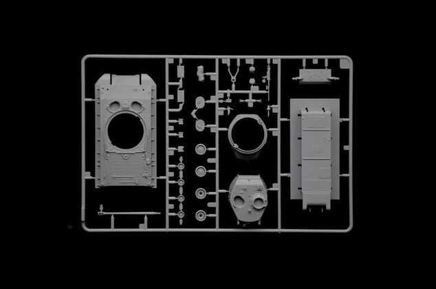 Modellbausatz Panzer 75001 - M4A3E8 Sherman Fury (1:56)