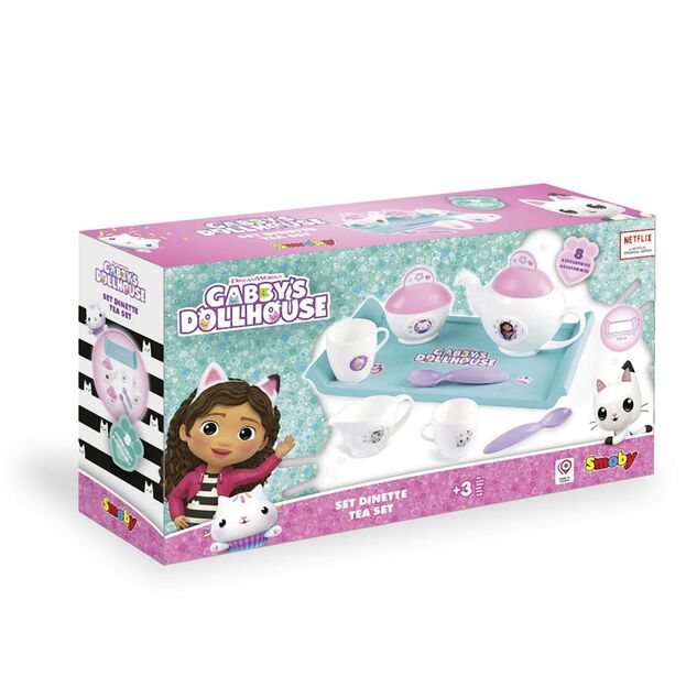 Smoby Gabby´s Dolllhouse Čajový set s táckou