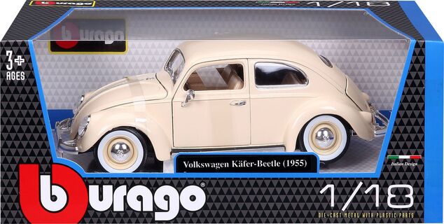 Bburago 1:18 Volkswagen Käfer 1955 Beige
