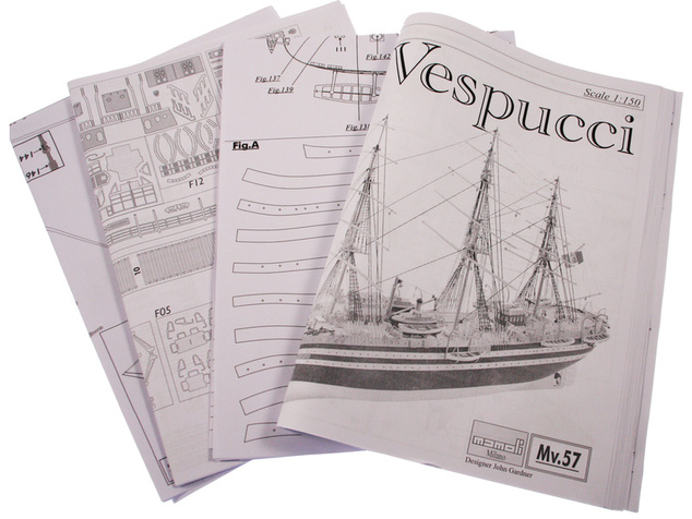 MAMOLI Amerigo Vespucci 1931 1:150 kit