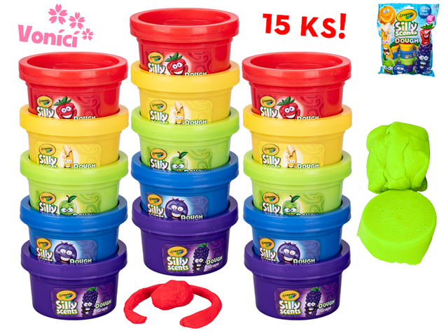 Crayola oblikovna masa 28g mirisna SET 15kom