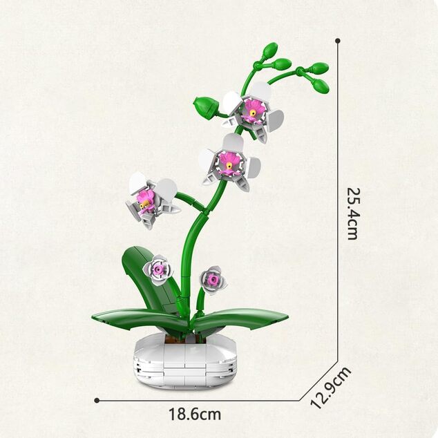 CADA Stavebnica Orchid 25,4 cm