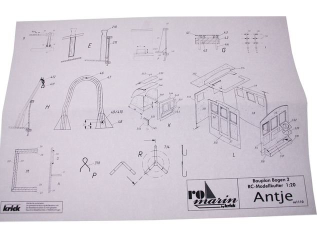 ROMARIN Antje rybársky kuter kit
